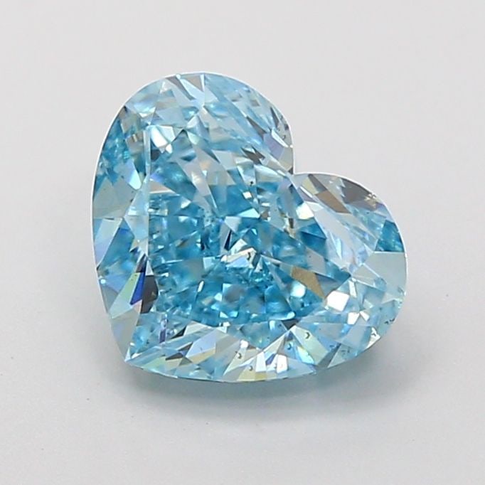Loose Diamond - HEART 2.0ct Fancy Vivid Blue VS2: Loose Diamond - HEART 2.0ct Fancy Vivid Blue VS2 Source: This is a real non-mined Diamond that has been grown in a lab Shape: HEART Carats: 2.0 Color: Fancy Vivid Blue Certification: IGI Video: