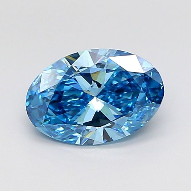 Loose Diamond - OVAL 2.0ct Fancy Vivid Blue VS1: Loose Diamond - OVAL 2.0ct Fancy Vivid Blue VS1 Source: This is a real non-mined Diamond that has been grown in a lab Shape: OVAL Carats: 2.0 Color: Fancy Vivid Blue Certification: IGI Video: