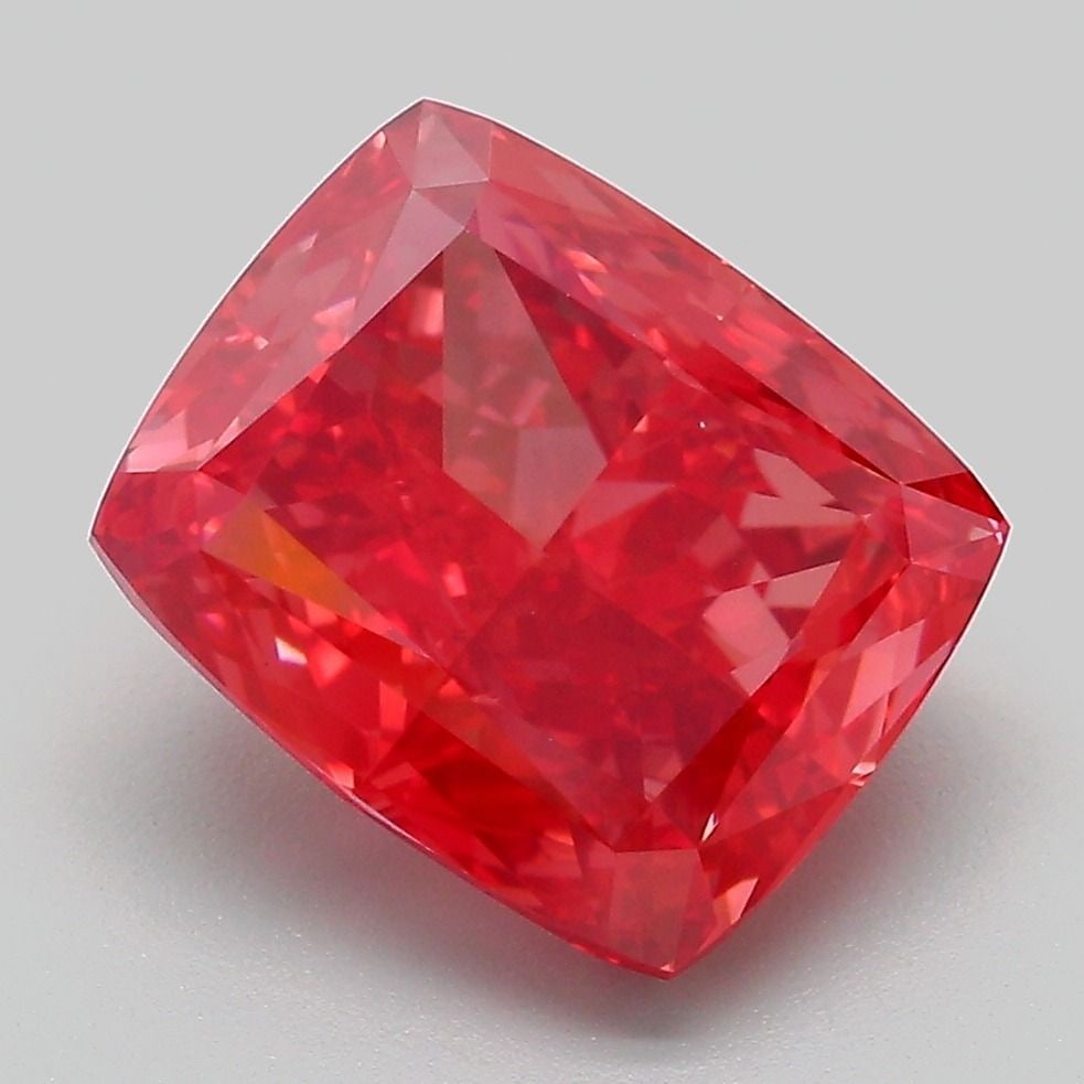 Loose Diamond - CUSHION MODIFIED 4.67ct Fancy Vivid Red VS1 (1 of 1)