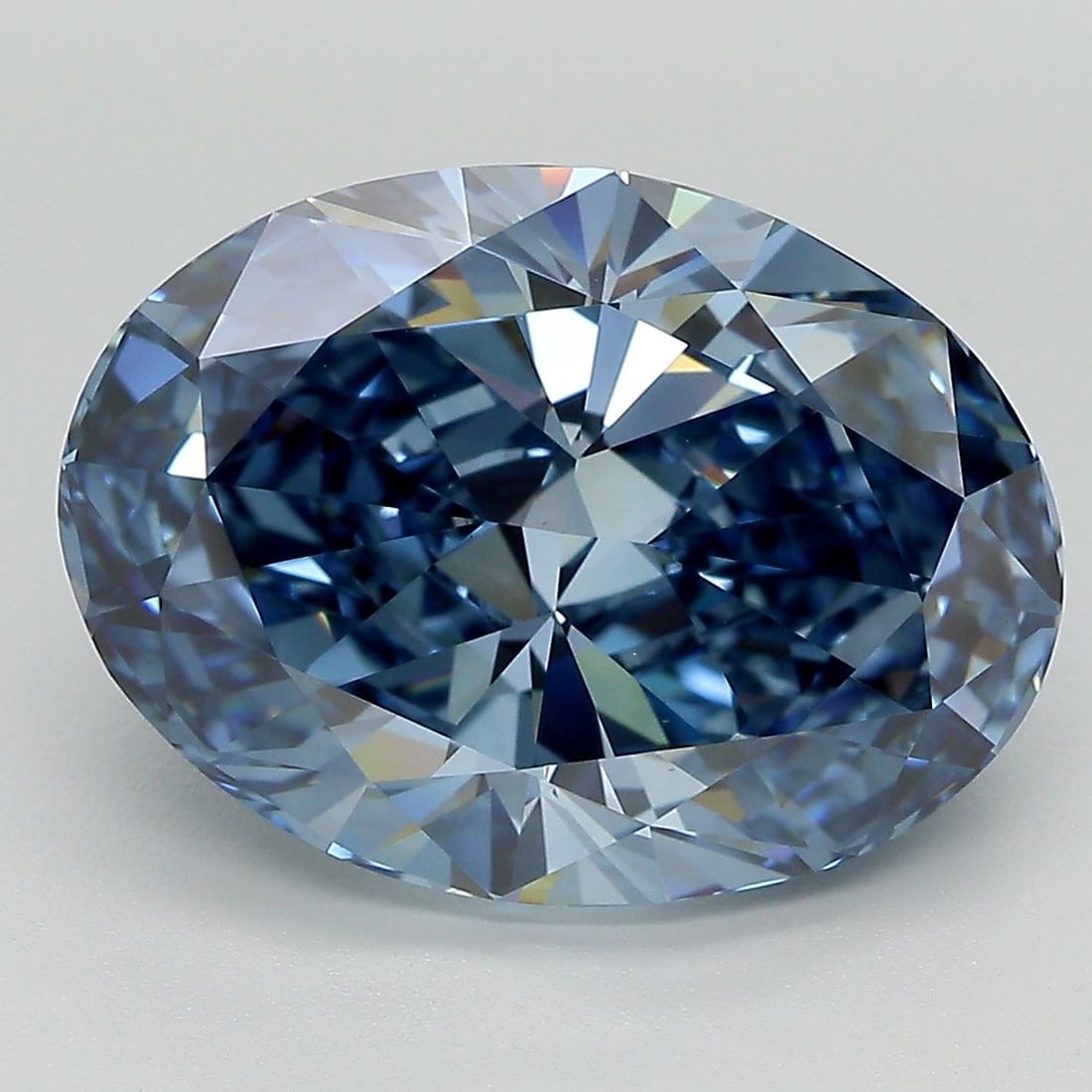 Loose Diamond - OVAL 8.09ct Fancy Deep Blue VS1: Loose Diamond - OVAL 8.09ct Fancy Deep Blue VS1 Source: This is a real non-mined Diamond that has been grown in a lab Shape: OVAL Carats: 8.09 Color: Fancy Deep Blue Certification: IGI Video: