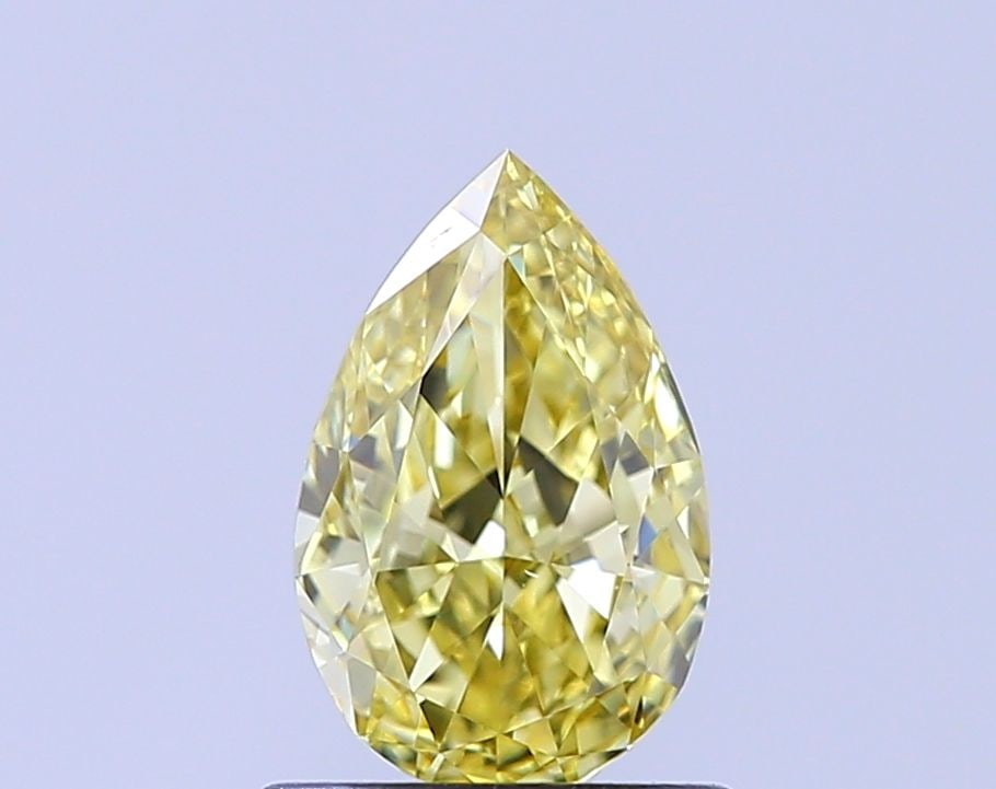 Loose Diamond - PEAR 1.0ct Fancy Yellow VVS1: Loose Diamond - PEAR 1.0ct Fancy Yellow VVS1 Source: This is a real non-mined Diamond that has been grown in a lab Shape: PEAR Carats: 1.0 Color: Fancy Yellow Certification: IGI Video: