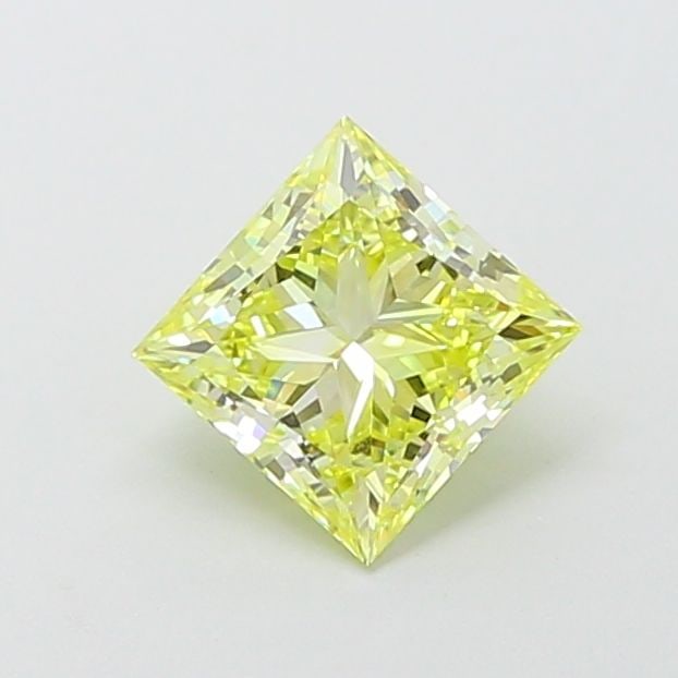 Loose Diamond - PRINCESS 1.05ct Fancy Vivid Yellow VVS2: Loose Diamond - PRINCESS 1.05ct Fancy Vivid Yellow VVS2 Source: This is a real non-mined Diamond that has been grown in a lab Shape: PRINCESS Carats: 1.05 Color: Fancy Vivid Yellow Certification: IGI 