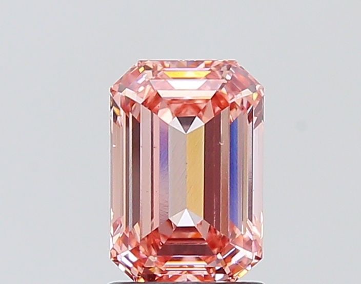 Loose Diamond - EMERALD 1.51ct Fancy Intense Pink VS1: Loose Diamond - EMERALD 1.51ct Fancy Intense Pink VS1 Source: This is a real non-mined Diamond that has been grown in a lab Shape: EMERALD Carats: 1.51 Color: Fancy Intense Pink Certification: IGI PLE