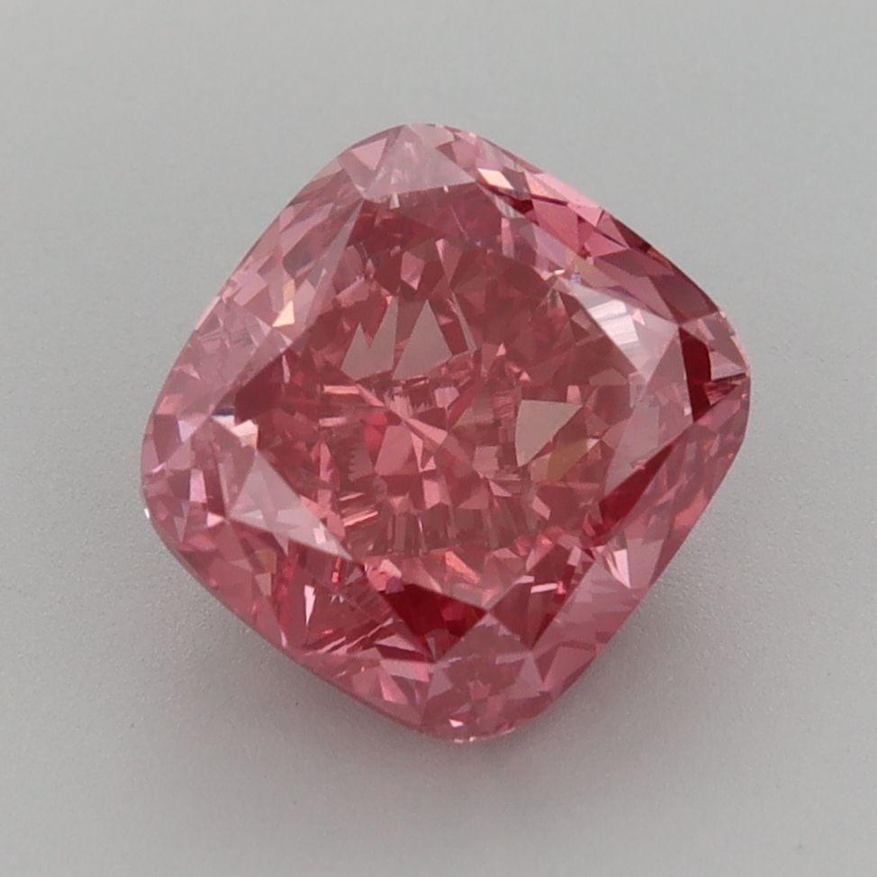 Loose Diamond - CUSHION MODIFIED 3.08ct Fancy Vivid Pink VVS2: Loose Diamond - CUSHION MODIFIED 3.08ct Fancy Vivid Pink VVS2 Source: This is a real non-mined Diamond that has been grown in a lab Shape: CUSHION MODIFIED Carats: 3.08 Color: Fancy Vivid Pink Certifi