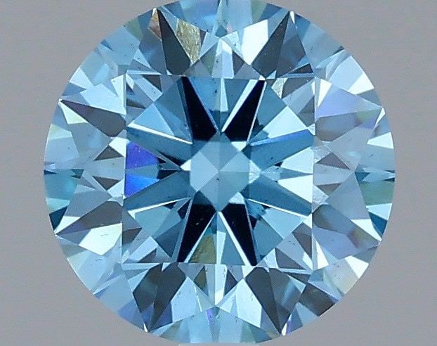 Ideal Loose Diamond - ROUND 1.51ct Fancy Vivid Blue SI1: Ideal Loose Diamond - ROUND 1.51ct Fancy Vivid Blue SI1 Source: This is a real non-mined Diamond that has been grown in a lab Shape: ROUND Carats: 1.51 Color: Fancy Vivid Blue Certification: IGI Video