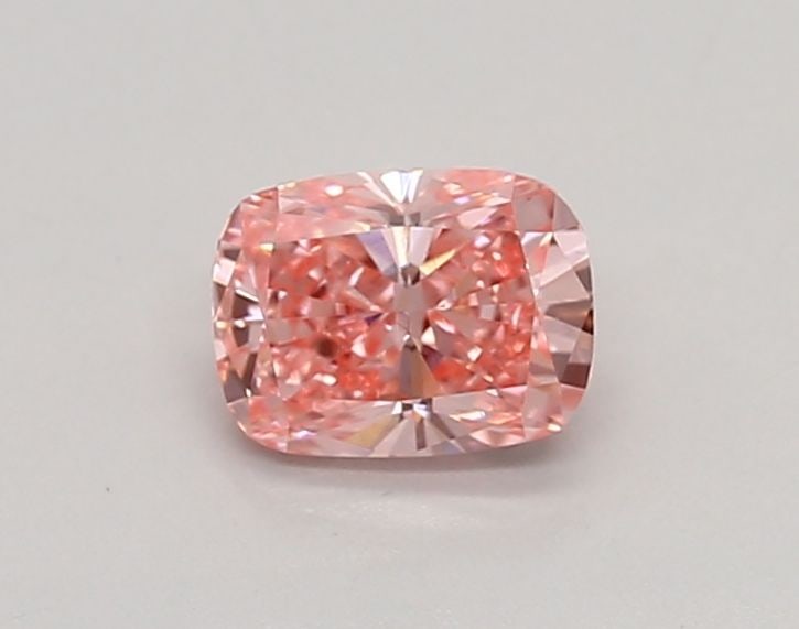 Loose Diamond - CUSHION MODIFIED 0.53ct Fancy Vivid Pink VVS2: Loose Diamond - CUSHION MODIFIED 0.53ct Fancy Vivid Pink VVS2 Source: This is a real non-mined Diamond that has been grown in a lab Shape: CUSHION MODIFIED Carats: 0.53 Color: Fancy Vivid Pink Certifi