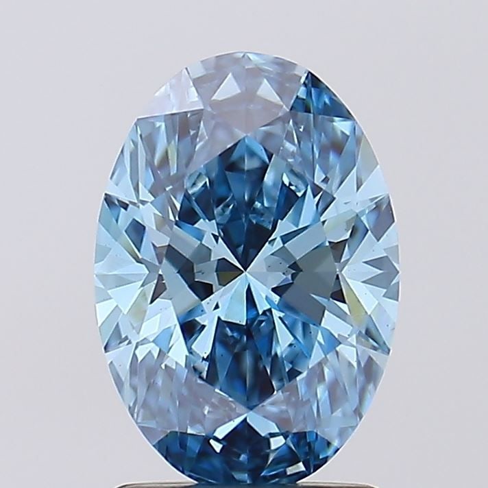 Loose Diamond - OVAL 1.5ct Fancy Vivid Blue VS1: Loose Diamond - OVAL 1.5ct Fancy Vivid Blue VS1 Source: This is a real non-mined Diamond that has been grown in a lab Shape: OVAL Carats: 1.5 Color: Fancy Vivid Blue Certification: NONE Video: