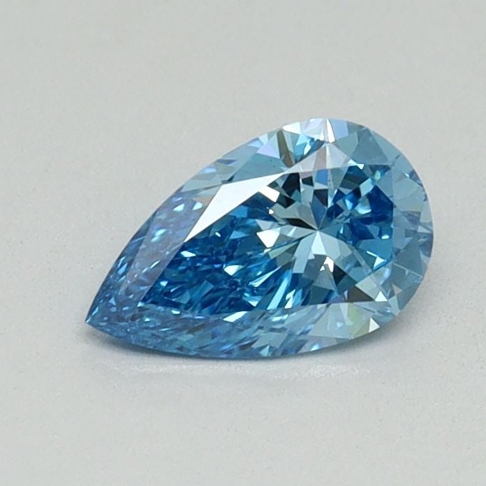 Loose Diamond - PEAR 0.47ct Fancy Blue VS1: Loose Diamond - PEAR 0.47ct Fancy Blue VS1 Source: This is a real non-mined Diamond that has been grown in a lab Shape: PEAR Carats: 0.47 Color: Fancy Blue Certification: NONE Video: