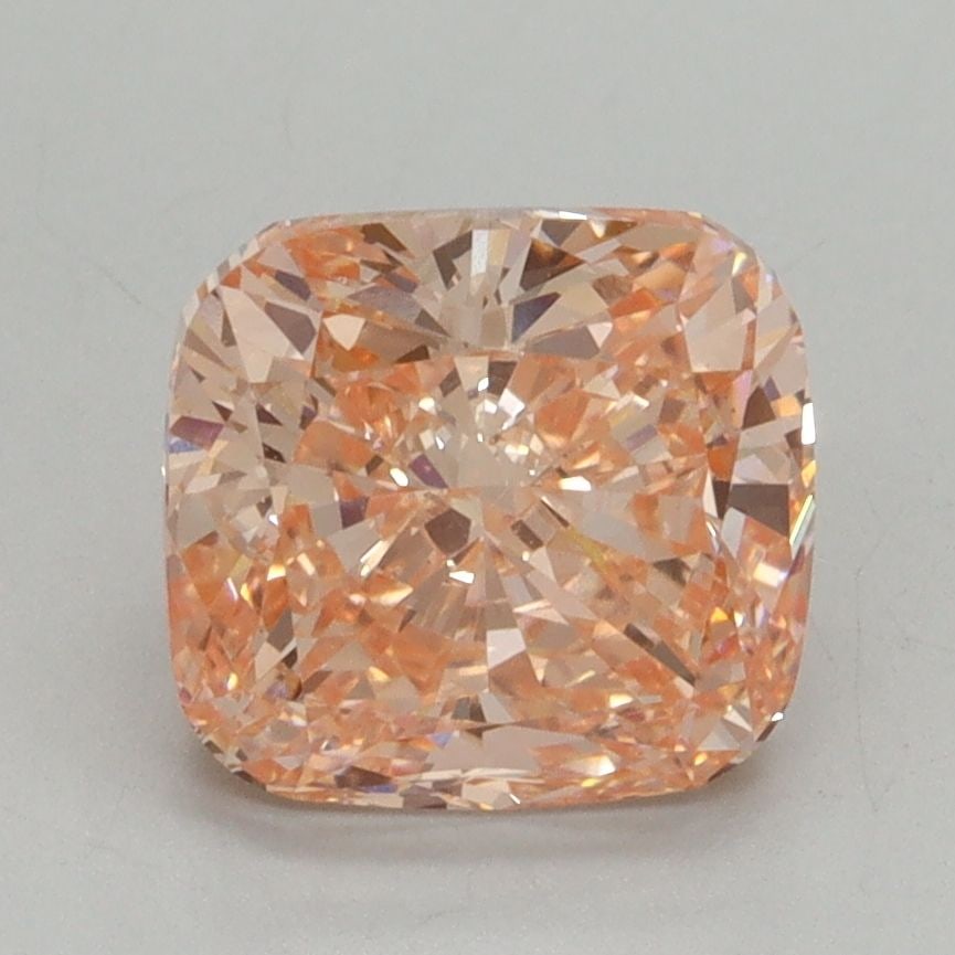 Loose Diamond - CUSHION BRILLIANT 2.56ct Fancy Vivid Pink VS1: Loose Diamond - CUSHION BRILLIANT 2.56ct Fancy Vivid Pink VS1 Source: This is a real non-mined Diamond that has been grown in a lab Shape: CUSHION BRILLIANT Carats: 2.56 Color: Fancy Vivid Pink Certif