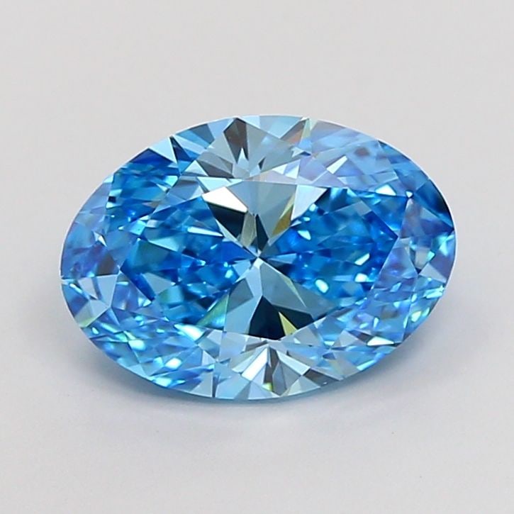 Loose Diamond - OVAL 2.99ct Fancy Vivid Blue VVS2: Loose Diamond - OVAL 2.99ct Fancy Vivid Blue VVS2 Source: This is a real non-mined Diamond that has been grown in a lab Shape: OVAL Carats: 2.99 Color: Fancy Vivid Blue Certification: IGI Video: