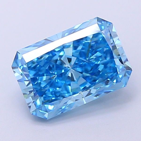 Loose Diamond - RADIANT 1.65ct Fancy Vivid Blue VVS2: Loose Diamond - RADIANT 1.65ct Fancy Vivid Blue VVS2 Source: This is a real non-mined Diamond that has been grown in a lab Shape: RADIANT Carats: 1.65 Color: Fancy Vivid Blue Certification: IGI Video: