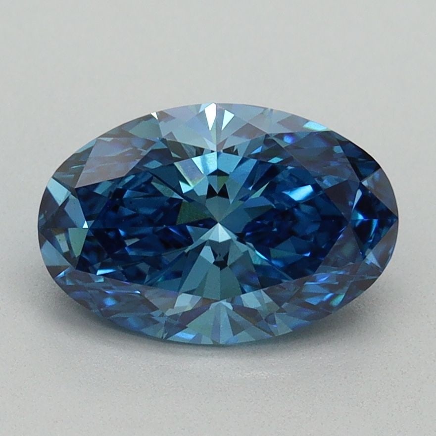 Loose Diamond - OVAL 1.61ct Fancy Vivid Blue VS1: Loose Diamond - OVAL 1.61ct Fancy Vivid Blue VS1 Source: This is a real non-mined Diamond that has been grown in a lab Shape: OVAL Carats: 1.61 Color: Fancy Vivid Blue Certification: IGI Video: