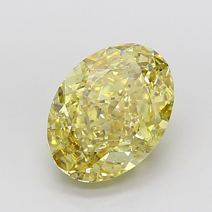 Loose Diamond - OVAL 5.05ct Fancy Intense Yellow SI1: Loose Diamond - OVAL 5.05ct Fancy Intense Yellow SI1 Source: This is a real non-mined Diamond that has been grown in a lab Shape: OVAL Carats: 5.05 Color: Fancy Intense Yellow Certification: IGI Video