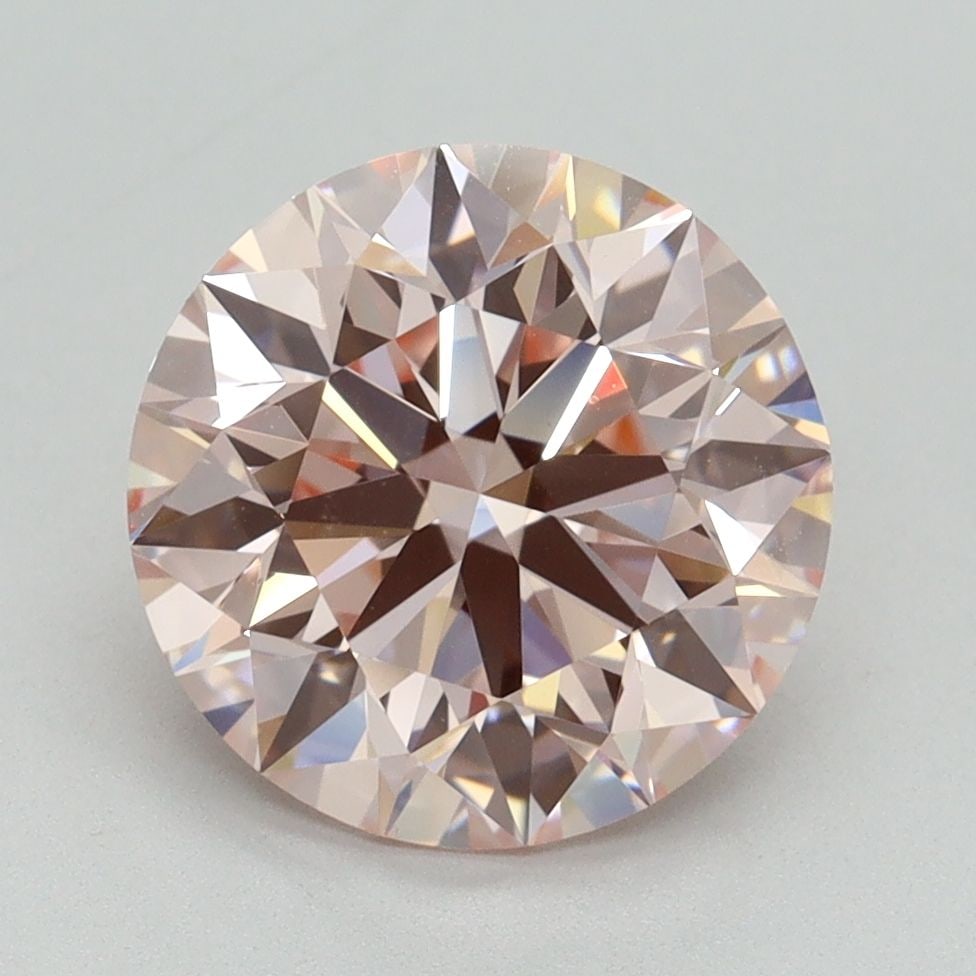 Loose Diamond - ROUND 3.24ct Fancy Pink VS1: Loose Diamond - ROUND 3.24ct Fancy Pink VS1 Source: This is a real non-mined Diamond that has been grown in a lab Shape: ROUND Carats: 3.24 Color: Fancy Pink Certification: IGI Video: