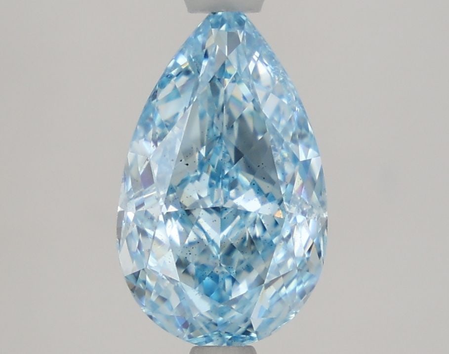 Loose Diamond - PEAR 2.11ct Fancy Vivid Blue SI1: Loose Diamond - PEAR 2.11ct Fancy Vivid Blue SI1 Source: This is a real non-mined Diamond that has been grown in a lab Shape: PEAR Carats: 2.11 Color: Fancy Vivid Blue Certification: NONE Video: