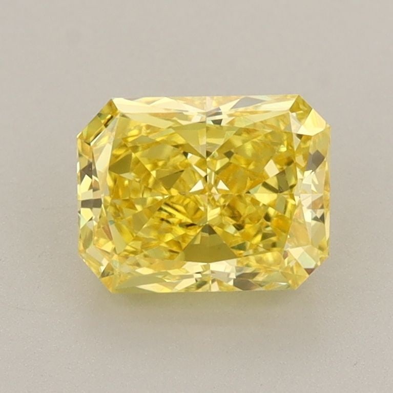 Loose Diamond - RADIANT 1.28ct Fancy Vivid Yellow VS1: Loose Diamond - RADIANT 1.28ct Fancy Vivid Yellow VS1 Source: This is a real non-mined Diamond that has been grown in a lab Shape: RADIANT Carats: 1.28 Color: Fancy Vivid Yellow Certification: IGI Vid