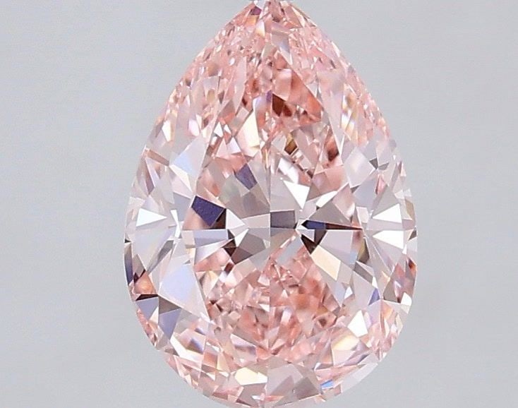 Loose Diamond - PEAR 1.43ct Fancy Vivid Pink VVS2: Loose Diamond - PEAR 1.43ct Fancy Vivid Pink VVS2 Source: This is a real non-mined Diamond that has been grown in a lab Shape: PEAR Carats: 1.43 Color: Fancy Vivid Pink Certification: IGI Video: