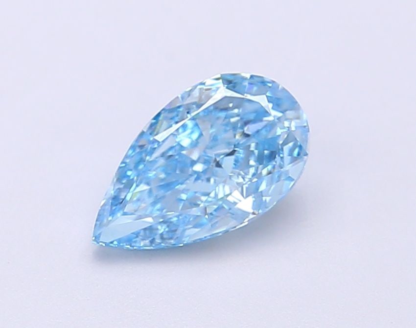 Loose Diamond - PEAR 1.04ct Fancy Vivid Blue VS1: Loose Diamond - PEAR 1.04ct Fancy Vivid Blue VS1 Source: This is a real non-mined Diamond that has been grown in a lab Shape: PEAR Carats: 1.04 Color: Fancy Vivid Blue Certification: IGI Video:
