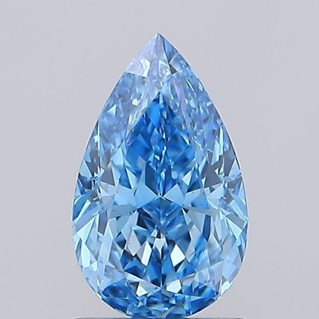Loose Diamond - PEAR 1.33ct Fancy Vivid Blue VS1: Loose Diamond - PEAR 1.33ct Fancy Vivid Blue VS1 Source: This is a real non-mined Diamond that has been grown in a lab Shape: PEAR Carats: 1.33 Color: Fancy Vivid Blue Certification: IGI Video: