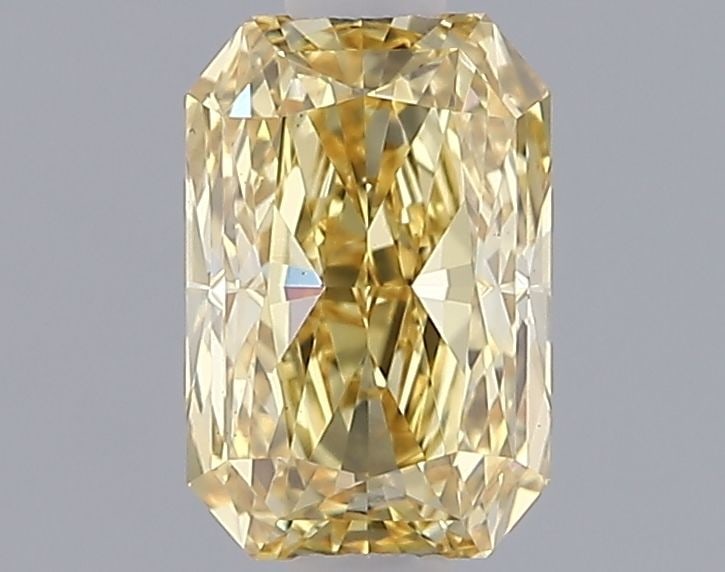 Loose Diamond - RADIANT 1.52ct Fancy Vivid Yellow VS1: Loose Diamond - RADIANT 1.52ct Fancy Vivid Yellow VS1 Source: This is a real non-mined Diamond that has been grown in a lab Shape: RADIANT Carats: 1.52 Color: Fancy Vivid Yellow Certification: IGI Vid