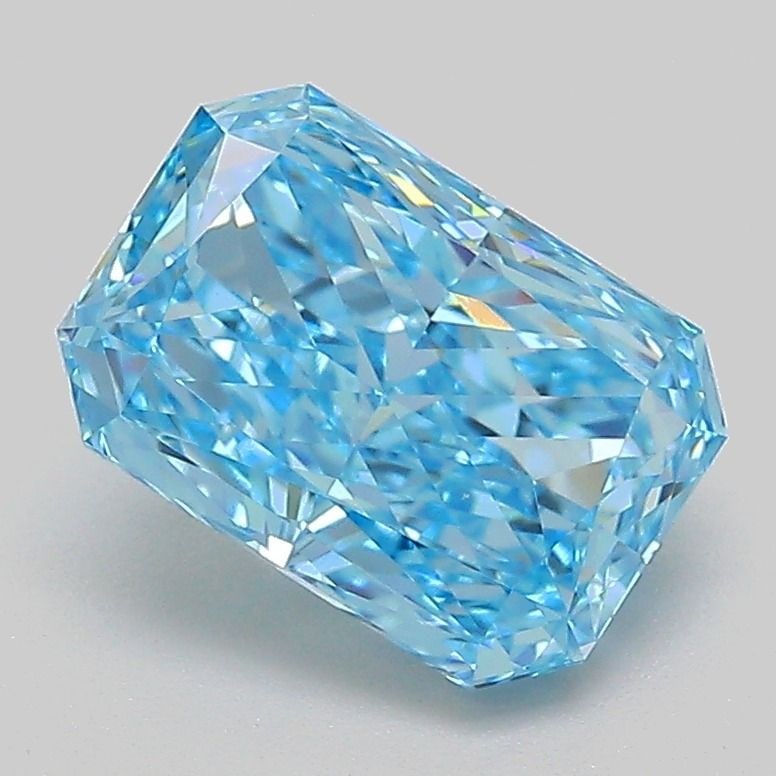 Loose Diamond - RADIANT 2.0ct Fancy Vivid Blue VS1: Loose Diamond - RADIANT 2.0ct Fancy Vivid Blue VS1 Source: This is a real non-mined Diamond that has been grown in a lab Shape: RADIANT Carats: 2.0 Color: Fancy Vivid Blue Certification: IGI Video: