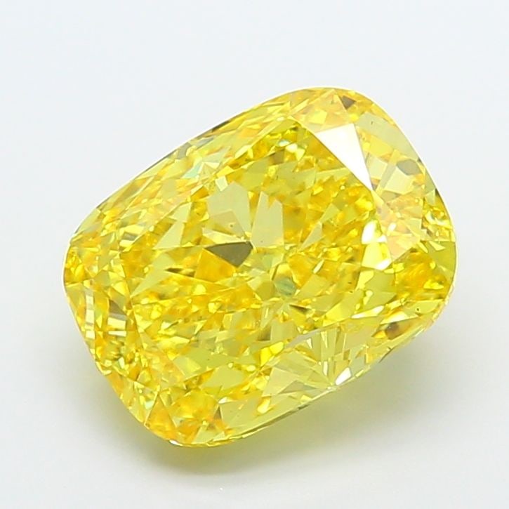 Loose Diamond - CUSHION MODIFIED 7.03ct Fancy Vivid Yellow VS2: Loose Diamond - CUSHION MODIFIED 7.03ct Fancy Vivid Yellow VS2 Source: This is a real non-mined Diamond that has been grown in a lab Shape: CUSHION MODIFIED Carats: 7.03 Color: Fancy Vivid Yellow Cert