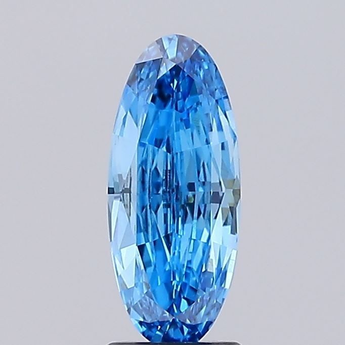 Loose Diamond - OVAL 1.51ct Fancy Vivid Blue VS1: Loose Diamond - OVAL 1.51ct Fancy Vivid Blue VS1 Source: This is a real non-mined Diamond that has been grown in a lab Shape: OVAL Carats: 1.51 Color: Fancy Vivid Blue Certification: IGI Video: