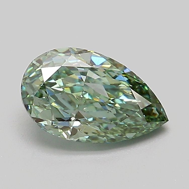 Loose Diamond - PEAR 1.04ct Fancy Vivid Green VS1: Loose Diamond - PEAR 1.04ct Fancy Vivid Green VS1 Source: This is a real non-mined Diamond that has been grown in a lab Shape: PEAR Carats: 1.04 Color: Fancy Vivid Green Certification: IGI Video: