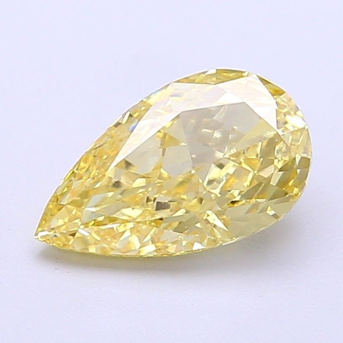 Loose Diamond - PEAR 1.57ct Fancy Intense Yellow VVS2: Loose Diamond - PEAR 1.57ct Fancy Intense Yellow VVS2 Source: This is a real non-mined Diamond that has been grown in a lab Shape: PEAR Carats: 1.57 Color: Fancy Intense Yellow Certification: IGI Vide