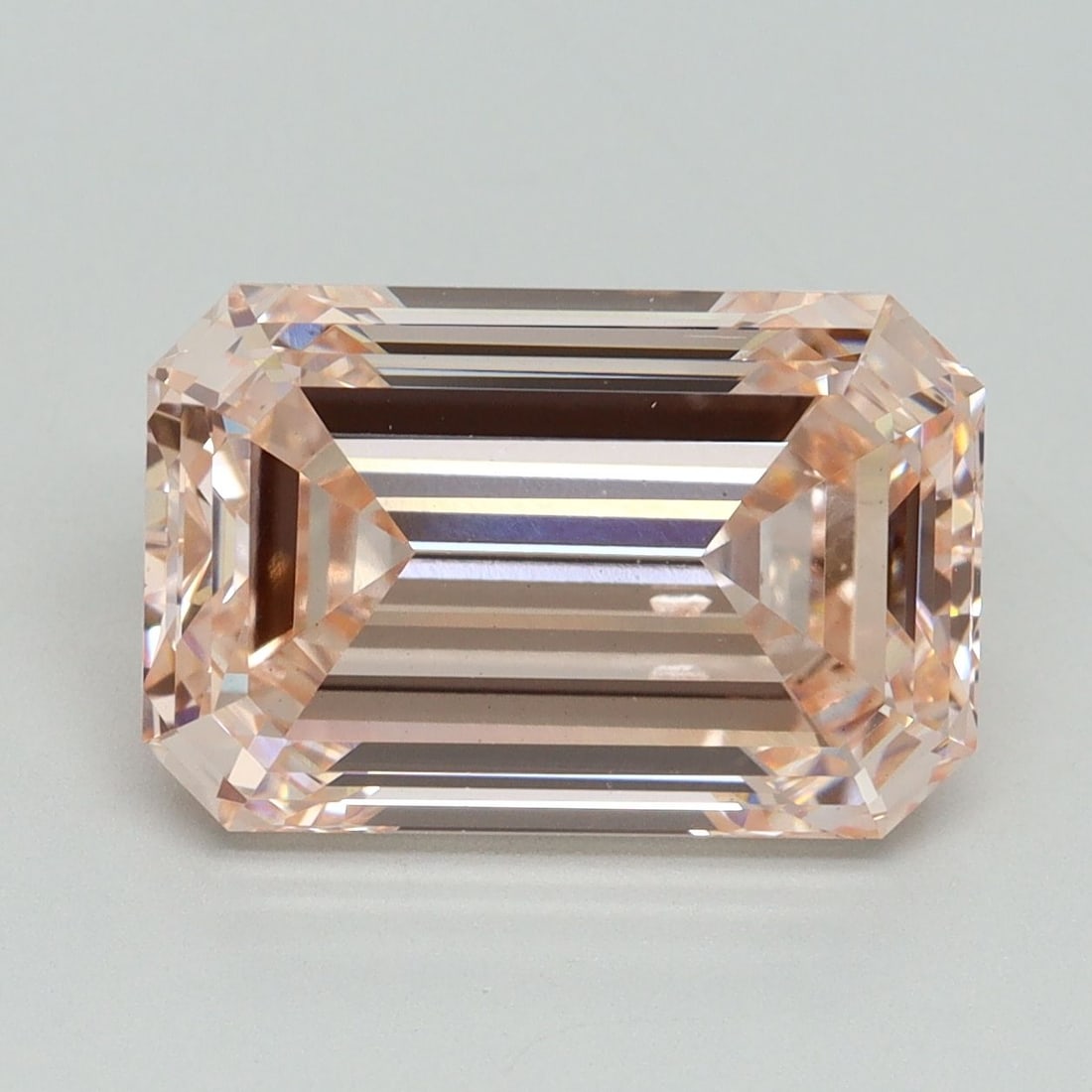 Loose Diamond - EMERALD 6.04ct Fancy Pink VS2: Loose Diamond - EMERALD 6.04ct Fancy Pink VS2 Source: This is a real non-mined Diamond that has been grown in a lab Shape: EMERALD Carats: 6.04 Color: Fancy Pink Certification: IGI Video: