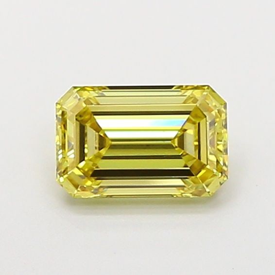 Loose Diamond - EMERALD 1.01ct Fancy Yellow VS2: Loose Diamond - EMERALD 1.01ct Fancy Yellow VS2 Source: This is a real non-mined Diamond that has been grown in a lab Shape: EMERALD Carats: 1.01 Color: Fancy Yellow Certification: IGI Video: