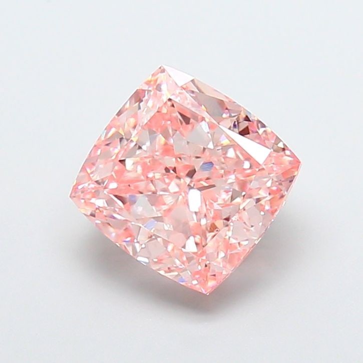 Loose Diamond - CUSHION MODIFIED 4.03ct Fancy Intense Pink VS1: Loose Diamond - CUSHION MODIFIED 4.03ct Fancy Intense Pink VS1 Source: This is a real non-mined Diamond that has been grown in a lab Shape: CUSHION MODIFIED Carats: 4.03 Color: Fancy Intense Pink Cert