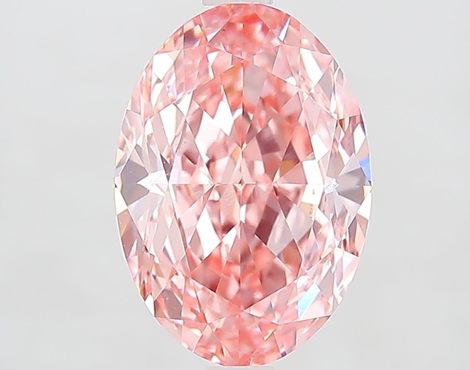 Loose Diamond - OVAL 3.56ct Fancy Vivid Pink VVS2: Loose Diamond - OVAL 3.56ct Fancy Vivid Pink VVS2 Source: This is a real non-mined Diamond that has been grown in a lab Shape: OVAL Carats: 3.56 Color: Fancy Vivid Pink Certification: IGI Video: