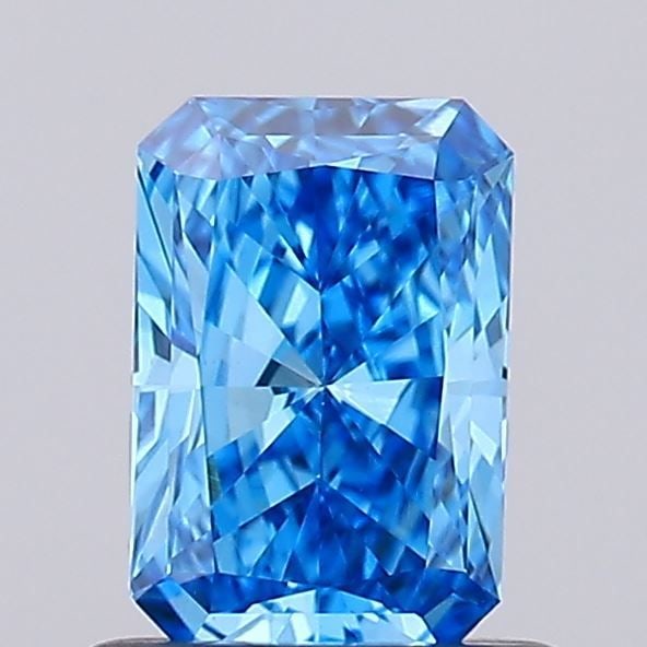 Loose Diamond - RADIANT 0.72ct Fancy Vivid Blue VS1: Loose Diamond - RADIANT 0.72ct Fancy Vivid Blue VS1 Source: This is a real non-mined Diamond that has been grown in a lab Shape: RADIANT Carats: 0.72 Color: Fancy Vivid Blue Certification: IGI Video: