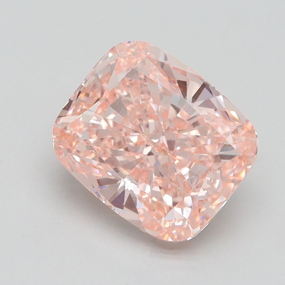 Loose Diamond - CUSHION BRILLIANT 2.7ct Fancy Intense Pink VS1: Loose Diamond - CUSHION BRILLIANT 2.7ct Fancy Intense Pink VS1 Source: This is a real non-mined Diamond that has been grown in a lab Shape: CUSHION BRILLIANT Carats: 2.7 Color: Fancy Intense Pink Cert