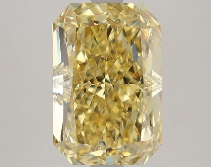 Loose Diamond - RADIANT 3.53ct Fancy Intense Yellow VS1: Loose Diamond - RADIANT 3.53ct Fancy Intense Yellow VS1 Source: This is a real non-mined Diamond that has been grown in a lab Shape: RADIANT Carats: 3.53 Color: Fancy Intense Yellow Certification: IGI