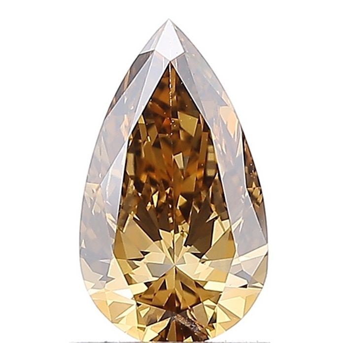 Loose Diamond - PEAR 1.01ct Fancy Brown VS1: Loose Diamond - PEAR 1.01ct Fancy Brown VS1 Source: This is a real non-mined Diamond that has been grown in a lab Shape: PEAR Carats: 1.01 Color: Fancy Brown Certification: NONE Video: