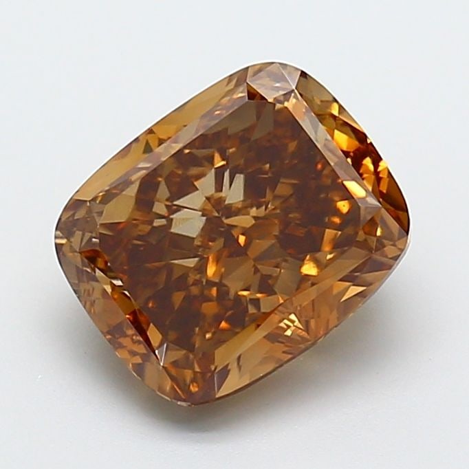 Loose Diamond - CUSHION MODIFIED 3.72ct Fancy Brown VS2: Loose Diamond - CUSHION MODIFIED 3.72ct Fancy Brown VS2 Source: This is a real non-mined Diamond that has been grown in a lab Shape: CUSHION MODIFIED Carats: 3.72 Color: Fancy Brown Certification: IGI