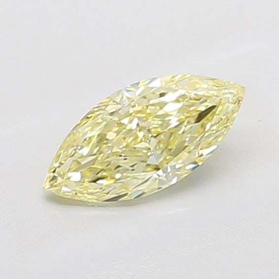 Loose Diamond - MARQUISE 0.83ct Fancy Yellow VVS2: Loose Diamond - MARQUISE 0.83ct Fancy Yellow VVS2 Source: This is a real non-mined Diamond that has been grown in a lab Shape: MARQUISE Carats: 0.83 Color: Fancy Yellow Certification: IGI Video: