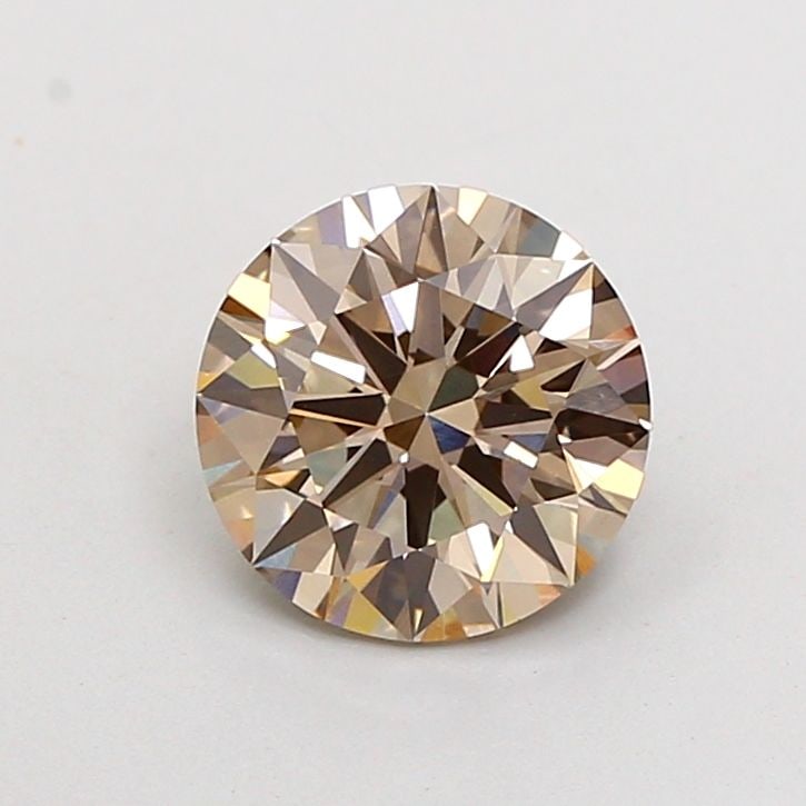Ideal Loose Diamond - ROUND 1.8ct Fancy Light Brown VVS2: Ideal Loose Diamond - ROUND 1.8ct Fancy Light Brown VVS2 Source: This is a real non-mined Diamond that has been grown in a lab Shape: ROUND Carats: 1.8 Color: Fancy Light Brown Certification: IGI Vide