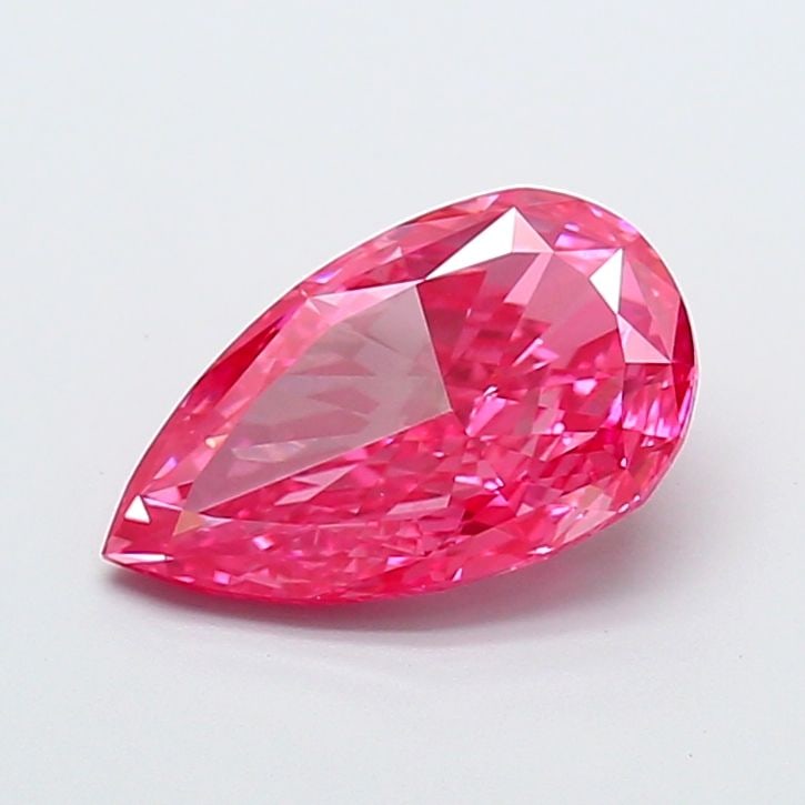 Loose Diamond - PEAR 4.0ct Fancy Vivid Pink VS1: Loose Diamond - PEAR 4.0ct Fancy Vivid Pink VS1 Source: This is a real non-mined Diamond that has been grown in a lab Shape: PEAR Carats: 4.0 Color: Fancy Vivid Pink Certification: IGI Video: