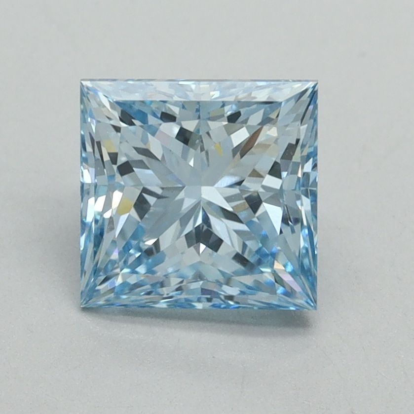 Loose Diamond - PRINCESS 1.5ct Fancy Intense Blue VS2: Loose Diamond - PRINCESS 1.5ct Fancy Intense Blue VS2 Source: This is a real non-mined Diamond that has been grown in a lab Shape: PRINCESS Carats: 1.5 Color: Fancy Intense Blue Certification: IGI Vid