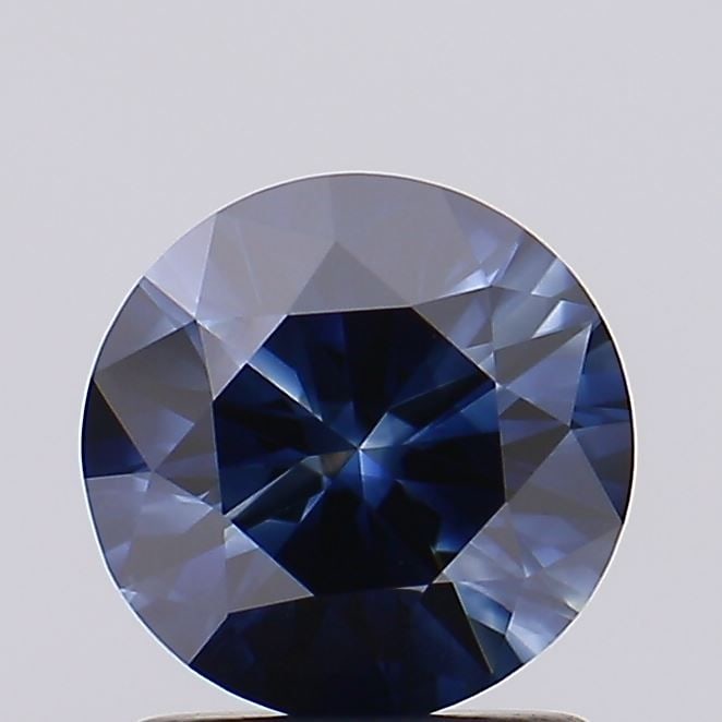 Loose Diamond - ROUND 1.27ct Fancy Deep Blue VS1: Loose Diamond - ROUND 1.27ct Fancy Deep Blue VS1 Source: This is a real non-mined Diamond that has been grown in a lab Shape: ROUND Carats: 1.27 Color: Fancy Deep Blue Certification: NONE Video: