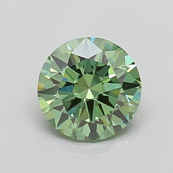 Loose Diamond - ROUND 0.64ct Fancy Vivid Green VS1: Loose Diamond - ROUND 0.64ct Fancy Vivid Green VS1 Source: This is a real non-mined Diamond that has been grown in a lab Shape: ROUND Carats: 0.64 Color: Fancy Vivid Green Certification: IGI PLEASE NO