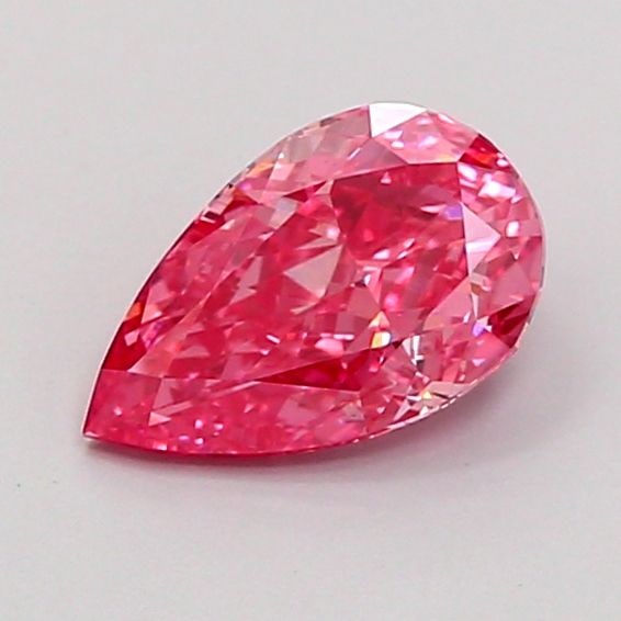 Loose Diamond - PEAR 1.02ct Fancy Vivid Pink VS1: Loose Diamond - PEAR 1.02ct Fancy Vivid Pink VS1 Source: This is a real non-mined Diamond that has been grown in a lab Shape: PEAR Carats: 1.02 Color: Fancy Vivid Pink Certification: IGI Video:
