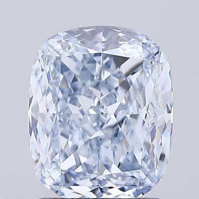 Loose Diamond - CUSHION MODIFIED 1.5ct Fancy Light Blue VVS2: Loose Diamond - CUSHION MODIFIED 1.5ct Fancy Light Blue VVS2 Source: This is a real non-mined Diamond that has been grown in a lab Shape: CUSHION MODIFIED Carats: 1.5 Color: Fancy Light Blue Certifica