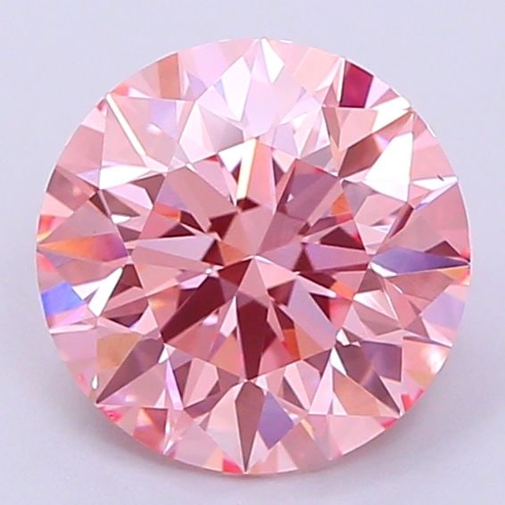 Loose Diamond - ROUND 1.94ct Fancy Vivid Pink VS1: Loose Diamond - ROUND 1.94ct Fancy Vivid Pink VS1 Source: This is a real non-mined Diamond that has been grown in a lab Shape: ROUND Carats: 1.94 Color: Fancy Vivid Pink Certification: IGI Video: