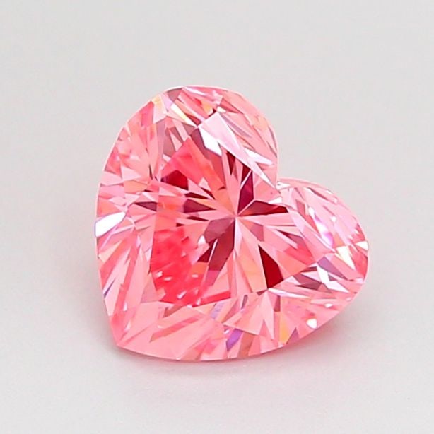 Loose Diamond - HEART 1.04ct Fancy Vivid Pink VVS2: Loose Diamond - HEART 1.04ct Fancy Vivid Pink VVS2 Source: This is a real non-mined Diamond that has been grown in a lab Shape: HEART Carats: 1.04 Color: Fancy Vivid Pink Certification: IGI Video: