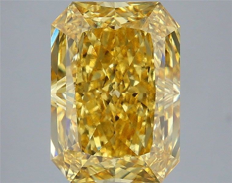 Loose Diamond - RADIANT 5.09ct Fancy Vivid Yellow VS1 (1 of 1)