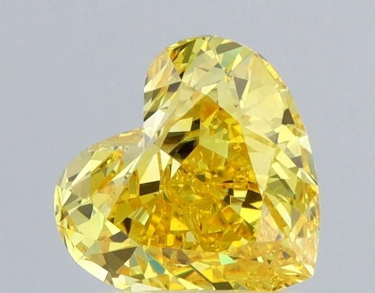 Loose Diamond - HEART 1.19ct Yellow VS1: Loose Diamond - HEART 1.19ct Yellow VS1 Source: This is a real non-mined Diamond that has been grown in a lab Shape: HEART Carats: 1.19 Color: Yellow Certification: NONE Video: